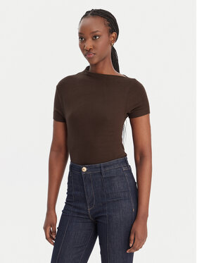 Guess Guess Blusa W6RP16 KD012 Marrón Regular Fit