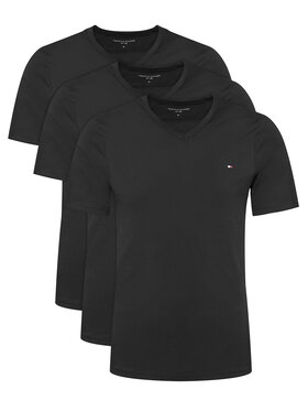 Tommy Hilfiger Tommy Hilfiger Conjunto de camisetas UM0UM03865 Negro Regular Fit