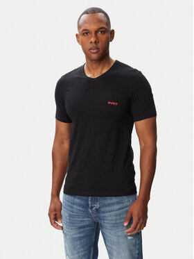 HUGO HUGO Conjunto de camisetas 50566316 Negro Regular Fit