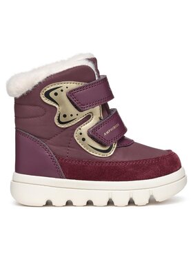 Geox Kozačky Geox B Willaboom Girl B A B365AA 0FU22 C8290 M Fialová