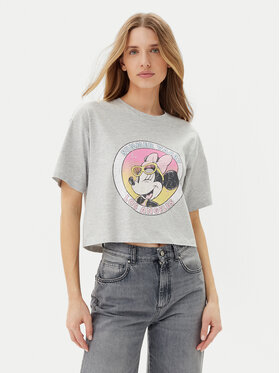 ONLY ONLY Футболка Mickey Minnie 15348126 Сірий Regular Fit