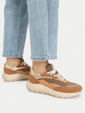 ECCO Sneakersy ECCO Valerie 23981352571 Brązowy