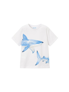 Mayoral Mayoral Camiseta 3080 Blanco Regular Fit