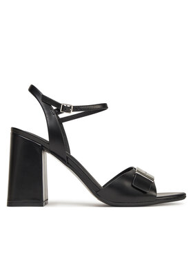 Calvin Klein Σανδάλια Calvin Klein Heel Sandal 85 W/Ck Hw - Lth HW0HW02485 Μαύρο
