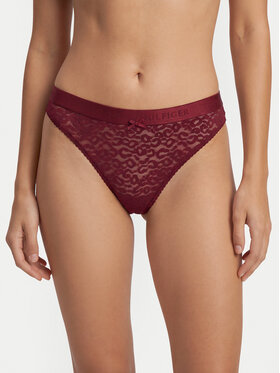 Tommy Hilfiger Tommy Hilfiger Braguitas clásicas UW0UW06655 Rojo oscuro