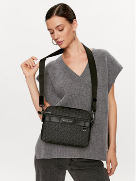 Michael Kors Maža rankinė Michael Kors Hudson 33F3LHDC5B Juoda