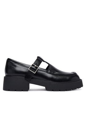 Calvin Klein Slipper Calvin Klein Chunky Loafer Tbar Pol Lth HW0HW03046 Schwarz