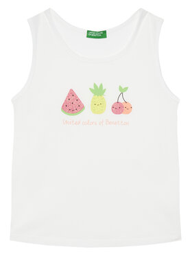 United Colors Of Benetton United Colors Of Benetton Топ 3I1XGH012 Білий Regular Fit