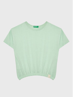 United Colors Of Benetton United Colors Of Benetton Футболка 37YKC10AU Зелений Boxy Fit