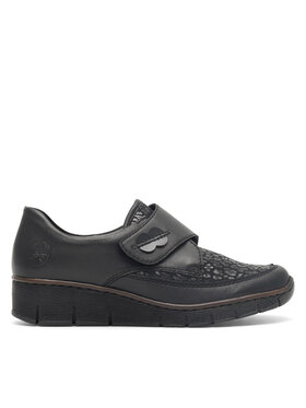 Rieker Pantofi Rieker 537C0-00 Negru
