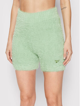 Reebok Reebok Pantalones cortos de tela Cozy Legging H46811 Verde Fitted Fit