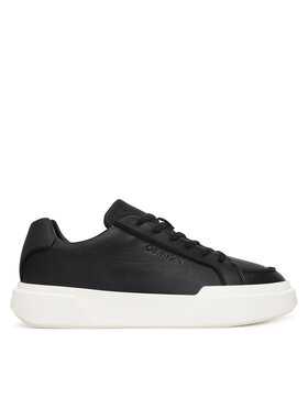 Calvin Klein Sneakersy Calvin Klein Chunky Cupsole Lace Up Lth Pinch YM0YM01454 Czarny