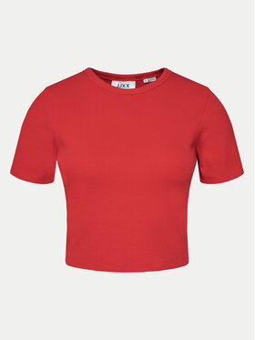 JJXX JJXX Camiseta Florie 12217164 Rojo Slim Fit