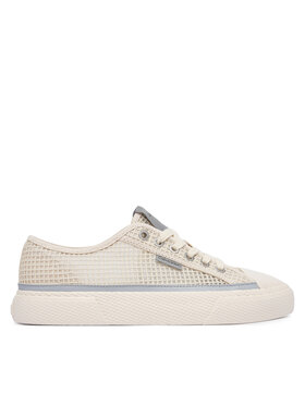 Calvin Klein Kedas Calvin Klein Vulc Laceup Low Raffia HW0HW03082 Bēšs