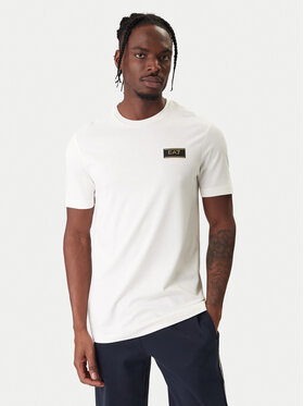EA7 Emporio Armani EA7 Emporio Armani Camiseta 7M001331 AF13739 U0004 Écru Regular Fit