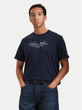 Calvin Klein Jeans Calvin Klein Jeans Camiseta Script LV04RH830G Azul marino Regular Fit
