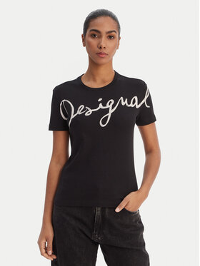 Desigual Desigual Camiseta 26SWTK07 Negro Regular Fit