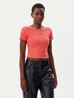HUGO HUGO Marškinėliai Delanor 50512000 Raudona Slim Fit
