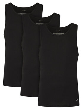 Calvin Klein Underwear Calvin Klein Underwear Ujjatlan felső szett Tank 3Pk LV00NB4184 Fekete Slim Fit