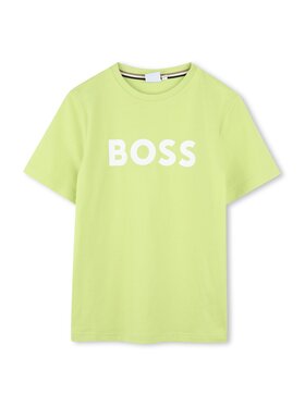 BOSS BOSS Футболка J52030 D Зелений Regular Fit