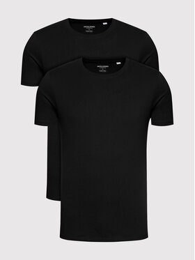 Jack & Jones Jack & Jones Комплект футболок Basic Crew Neck 12133913 Чорний Regular Fit