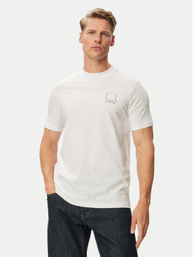 KARL LAGERFELD KARL LAGERFELD Camiseta 755026 563224 Blanco Regular Fit
