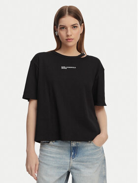 Karl Lagerfeld Jeans Karl Lagerfeld Jeans Camiseta B2W17077 Negro Regular Fit