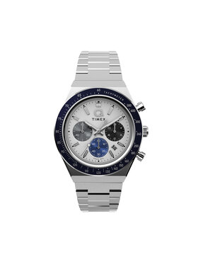 Timex Pulkstenis Timex Q Timex® Chronograph TW2Y36200 Sudraba