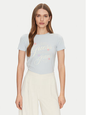 Guess Jeans Guess Jeans Футболка W5GI24 J1314 Голубий Regular Fit