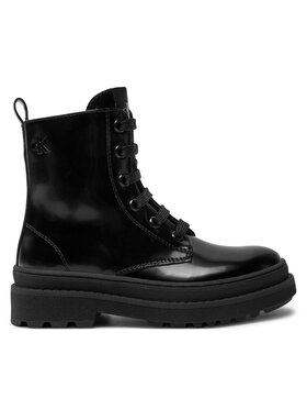 Calvin Klein Jeans Schnürstiefeletten Calvin Klein Jeans Lace-Up Bootie V4A5-81031-1453 M Schwarz