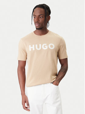 HUGO HUGO Camiseta Dulivio 50467556 Beis Regular Fit