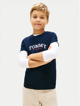 Tommy Hilfiger Tommy Hilfiger Camiseta KB0KB10263 Azul marino Regular Fit