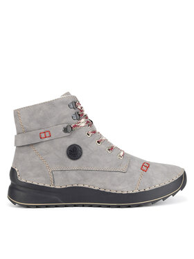 Rieker Šnurovacia obuv Rieker 51544-64 Sivá