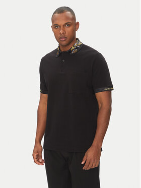 Versace Jeans Couture Versace Jeans Couture Поло 78GAGT04 Чорний Regular Fit