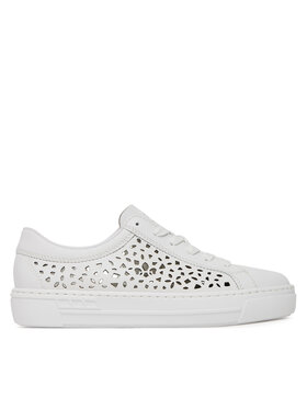 Rieker Sneakersy Rieker L8831-80 Biały
