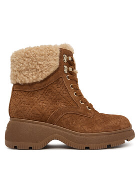 Guess Kotníková obuv Guess FLFVIK SUE10 Hnědá