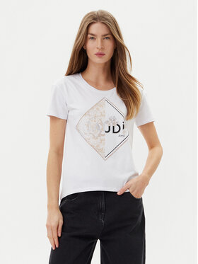 Gaudi Gaudi Футболка 511BD64039 Білий Regular Fit