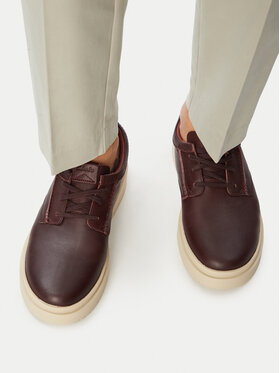 Clarks Туфлі Clarks Polden Lace 26184960 Коричневий