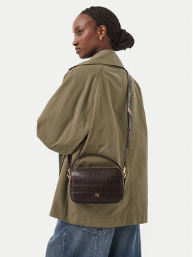 Calvin Klein Soma Calvin Klein Ck Croc Camera Bag LV04F3905G Tumši brūna