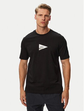 BOSS BOSS Camiseta TS_Network Photo 50564740 Negro Regular Fit