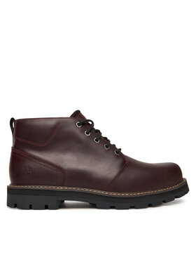Timberland Šnurovacia obuv Timberland Britton Road Waterproof Chukka TB0A69TWEIW1 Bordová