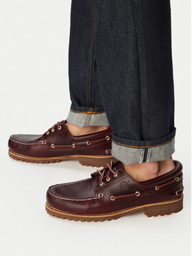 Timberland Мокасини Timberland Authentics Boat 3 Eye Classic TB0500096481 Коричневий