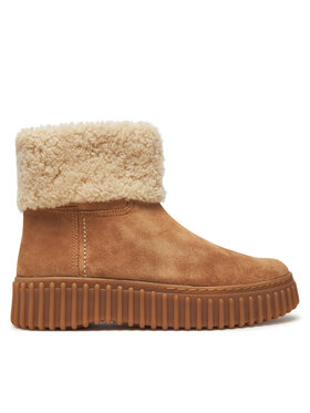 Clarks Členková obuv Clarks Torhill Turn 26179563 Hnedá