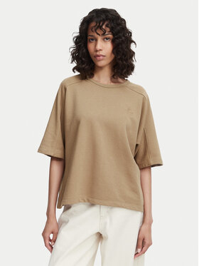 Beverly Hills Polo Club Beverly Hills Polo Club Camiseta P-SS26W-TS00817 Marrón claro Oversize