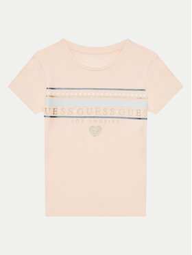 Guess Guess Marškinėliai K5GI00 K6YW4 Rožinė Regular Fit