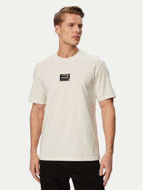 HUGO HUGO Camiseta Dumeon 50557445 Crema Regular Fit