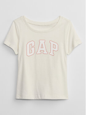 Gap Gap Футболка 459909-00 Écru Regular Fit