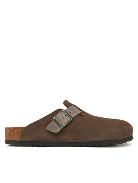 Birkenstock Шльопанці Birkenstock Boston zamsz 1029210 Коричневий