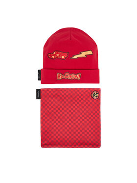 Cars Súprava čiapka a tunelový šál Cars CEO-ACCCS-AW25-304DPC Červená