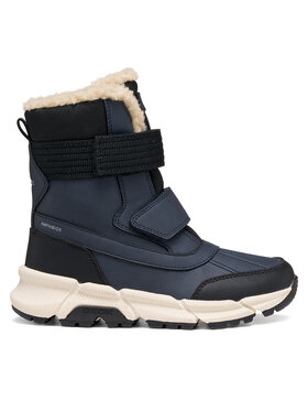 Geox Sněhule Geox J Flexyper Plus Boy B Abx J46LCF 0MEFU C4064 S Tmavomodrá